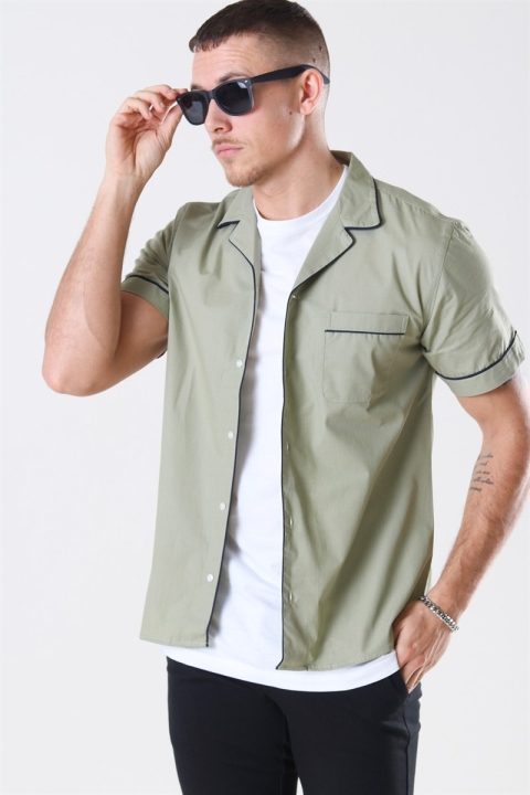 Les Deux Tahiti Shirt Tea Green