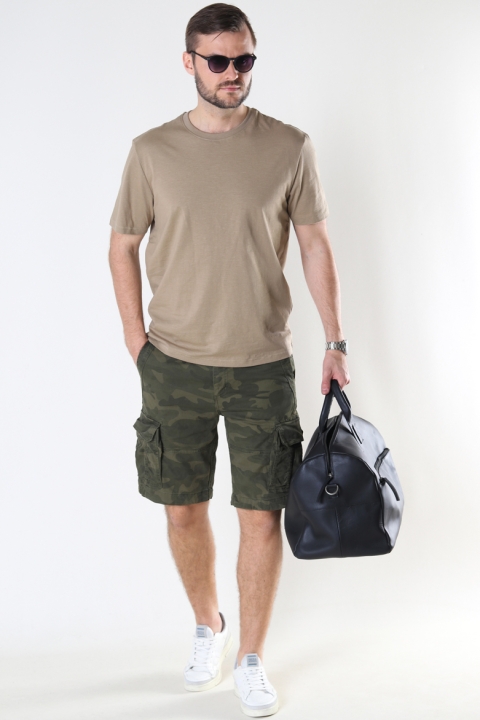 Gabba Rufo Cargo Shorts Camouflage Green