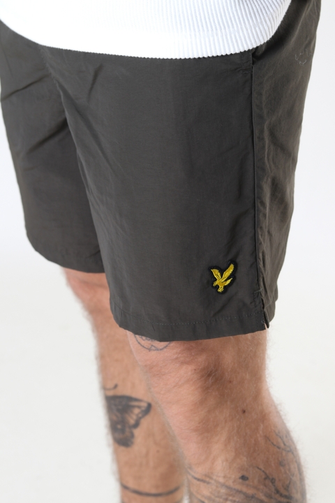 Lyle & Scott Plain Swim Short Trek Green