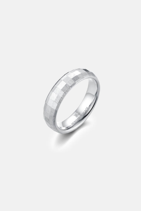 Northern Legacy Siempre Cushion Band Ring Silver