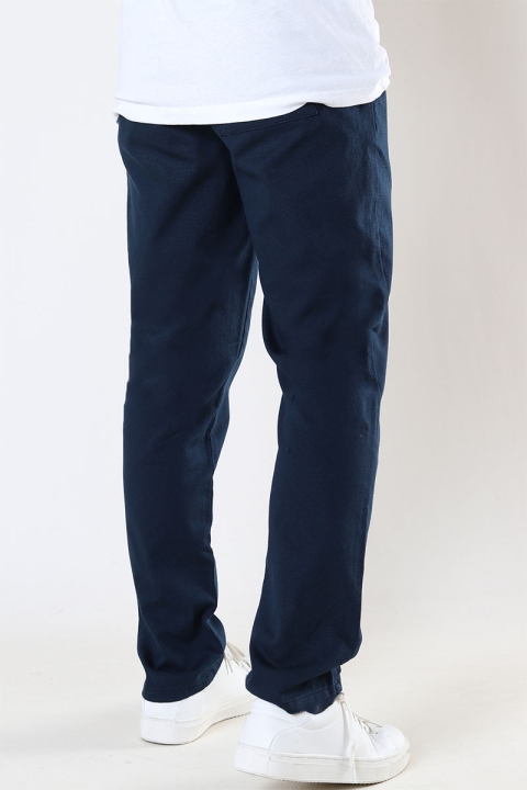 Solid Filip Structure Elasticated Pants Insignia Blue