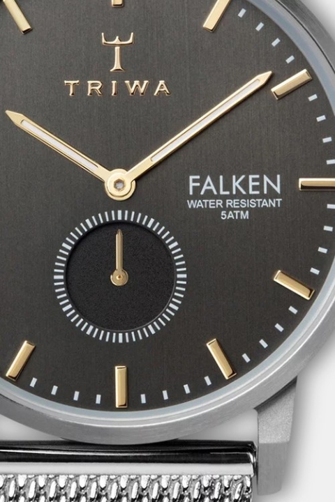 Triwa Smoky Falken Watch Steel Mesh