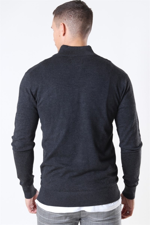 Jeff Argento Half Zip Strik Charcoal