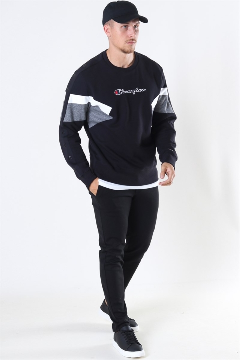 Champion Crew Neck Sweatshirt Black