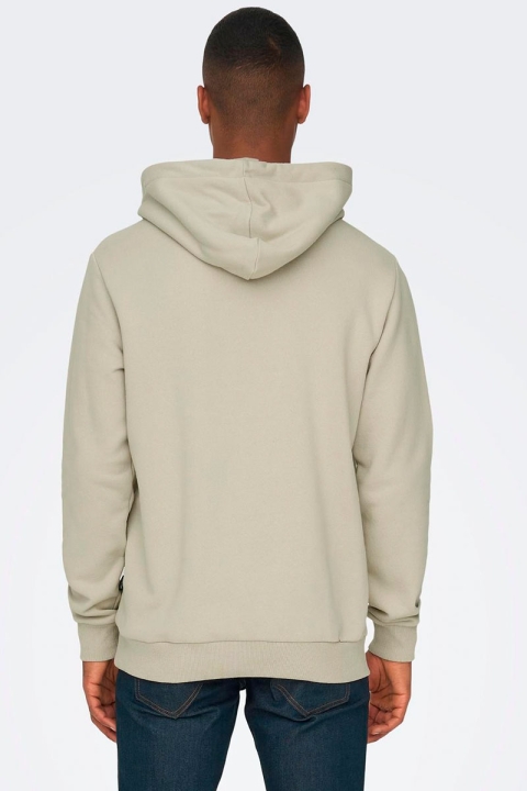 ONLY & SONS CERES HOODIE SWEAT Pelican