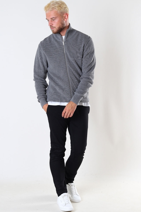 Clean Cut Copenhagen Mario Cardigan Light Grey Mel