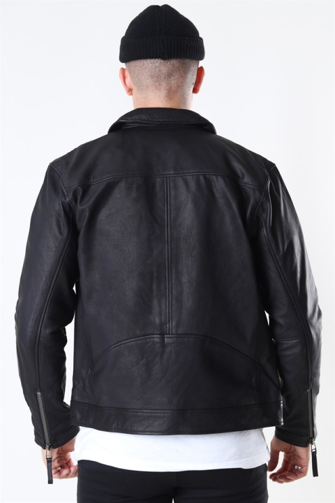 Gabba Tony Jacket Leather Black