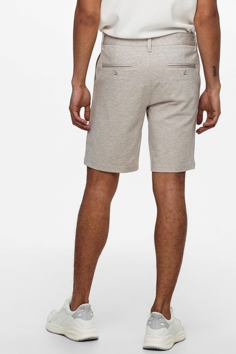 ONLY & SONS ONSMARK SHORTS MELANGE GW 8669 NOOS Chinchilla