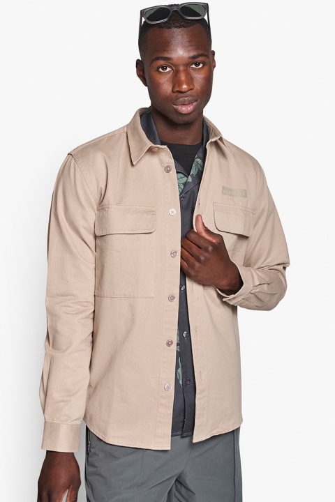 Woodbird Hoxen Work Shirt Ecru