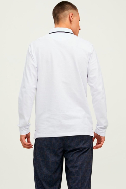 Jack & Jones PAULOS POLO LS White