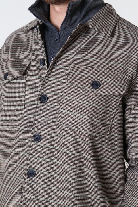 Gabba Clipper Vichy LS Shirt Beige Check