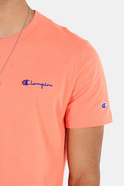 Champion Crewneck T-shirt Peach
