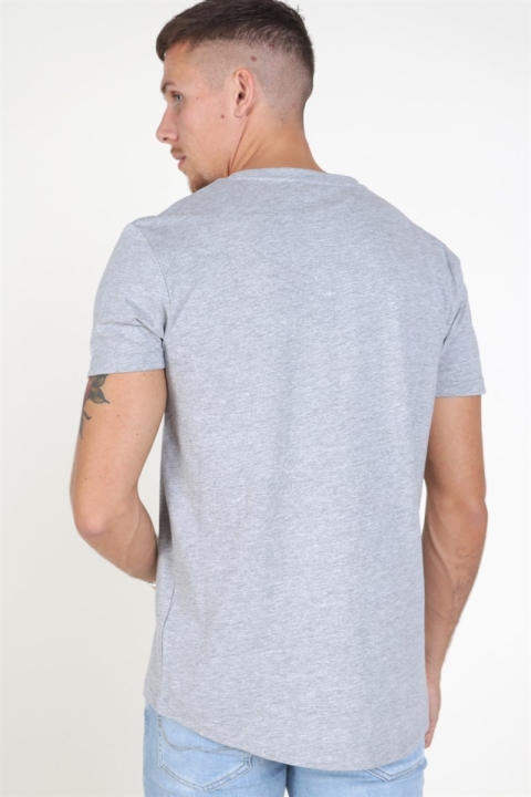 Clean Cut Flamingo T-shirt Grey Melange