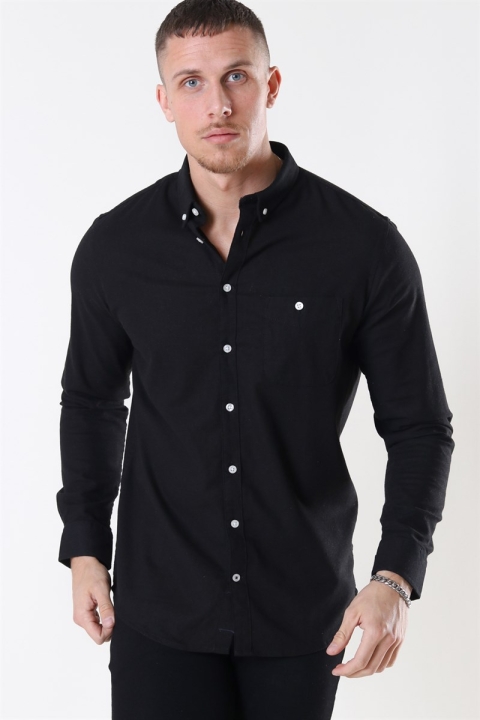Kronstadt Johan Linen Shirt Black