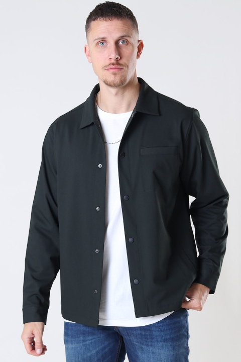 Woodbird Brenti Nickel Shirt Dark Green