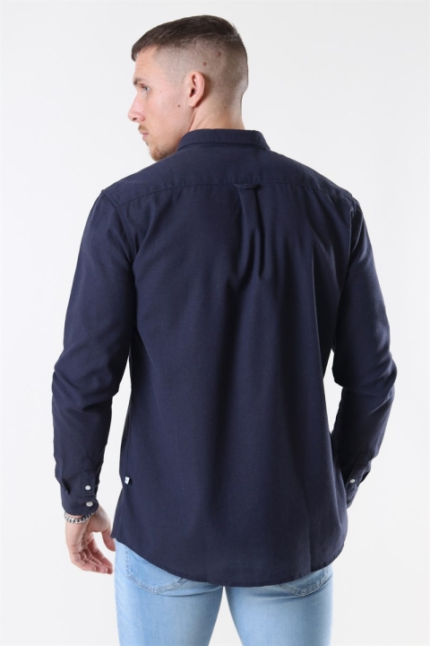 Kronstadt Johan Linen Shirt Navy