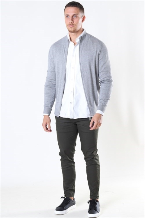 Jeff Chris Zip Strik Light Grey Mix