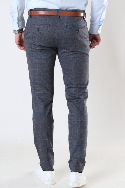 ONLY & SONS MARK PANTS TAP CHECK Grey Pinstripe