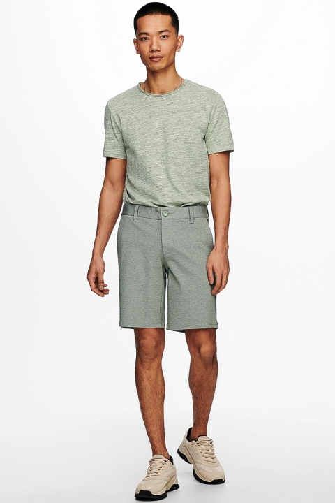 ONLY & SONS ONSMARK SHORTS MELANGE GW 8669 NOOS Olive Night