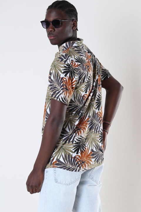 Kronstadt Johan Tropical vibes shirt SS Tobacco