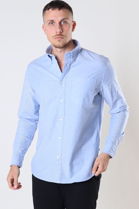 Selected SLHREGRICK-OX FLEX SHIRT LS S NOOS Light Blue