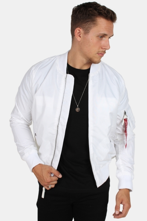 Alpha Industries MA-1 TT Bomber Jacket White