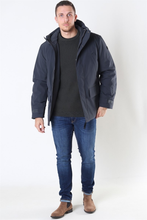 Only & Sons Mads Technical Warm Parka Jakke Grey