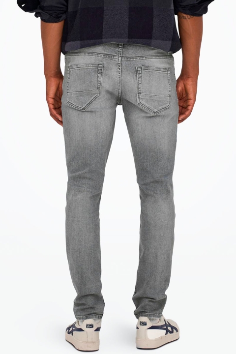 ONLY & SONS LOOM SLIM JEANS 3227 Grey Denim