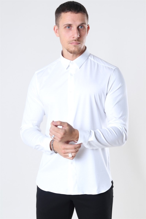 Mos Mosh Marco Jersey Shirt White