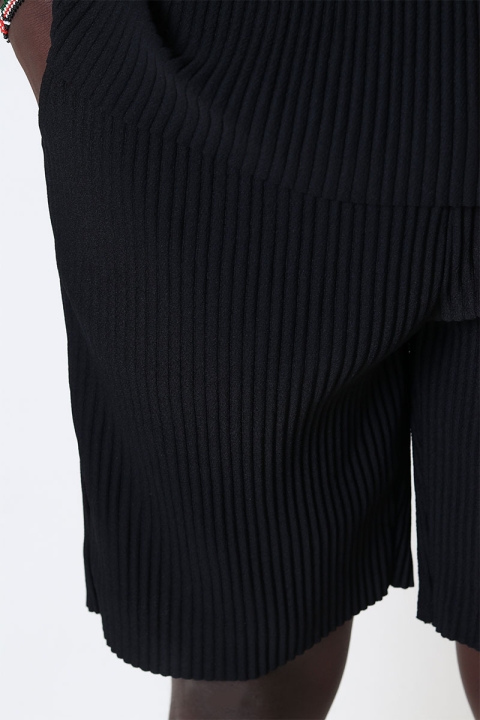 ONLY & SONS Asher Pleated Shorts Black