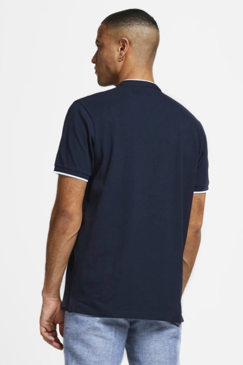 Jack & Jones JPRBLASTRETCH SS MAO POLO STS New Navy REG FIT