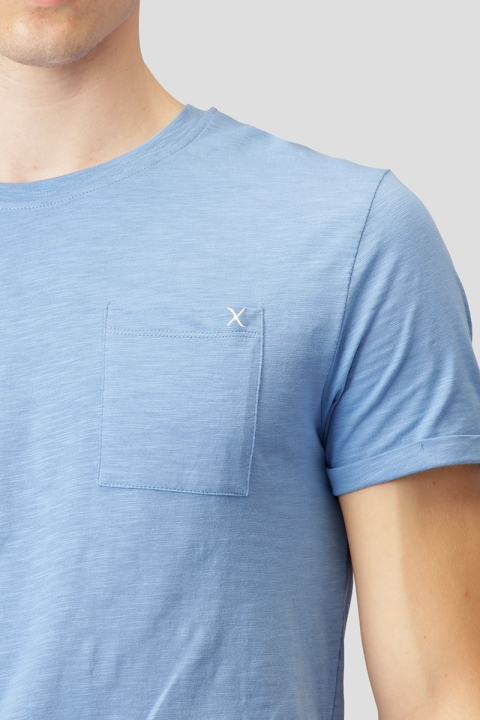 Clean Cut Copenhagen Kolding Organic Tee S/S Dusty Blue