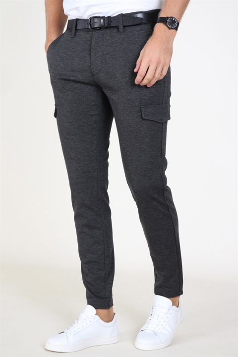 Only & Sons Mark Cargo Pants Dark Grey Melange