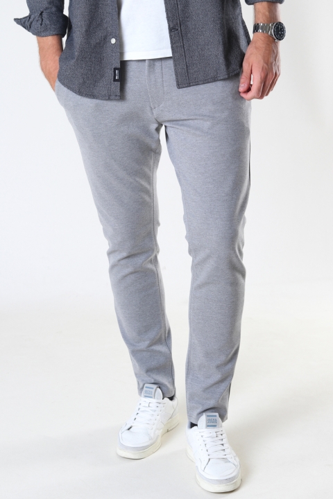 Denim project Ponte Roma Plain 133 Medium grey melange