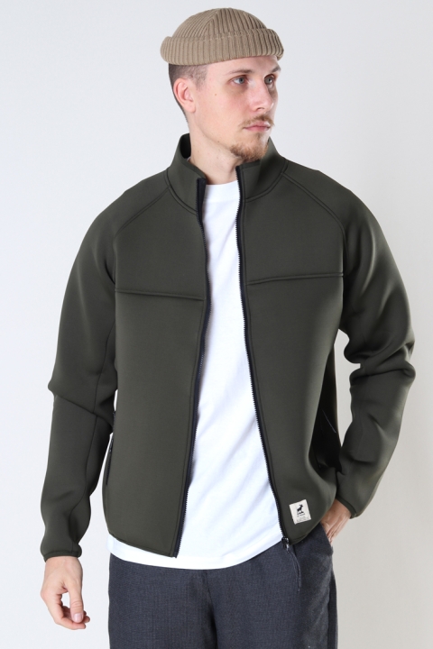 Fat Moose Clark Neoprene Zip Jacket Army Melange