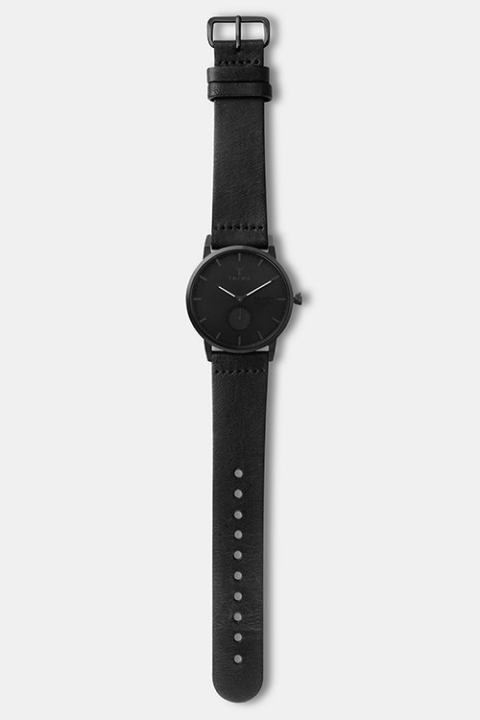 Triwa Midnight Falken Watch Black Classic Black Buckle