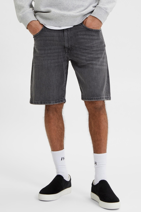 Selected SLHALEX 21408 M.GREY ST SHORTS U NOOS Medium Grey Denim