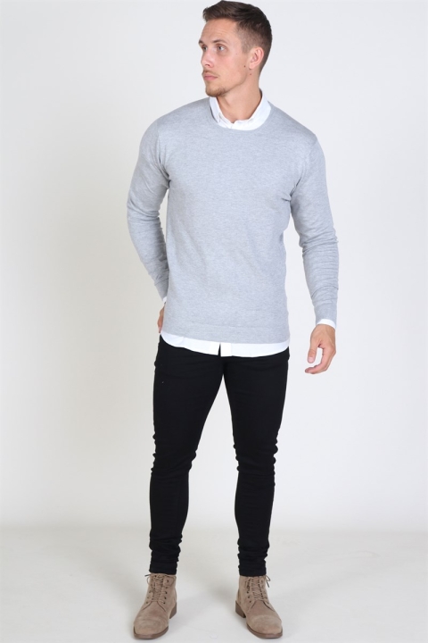 Mont Knit Light Grey Melange