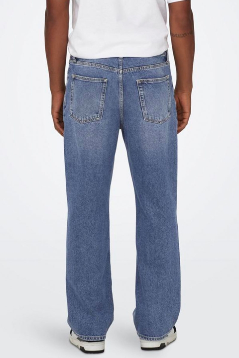 Only & Sons Fade Loose Fit 6781 Medium Blue Denim
