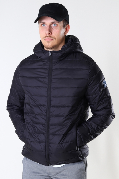 Fat Moose Shane Quilt Jacket Black