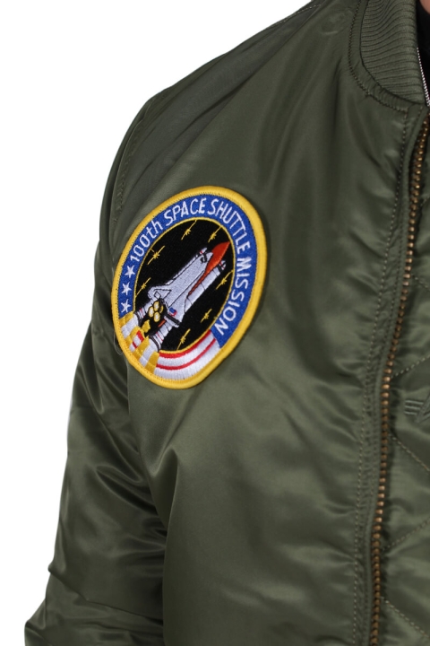 Alpha Industries  MA-1 VF NASA Bomber Jacket Sage Green