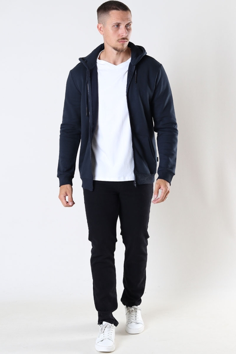 ONLY & SONS CERES ZIP HOODIE SWEAT Dark Navy