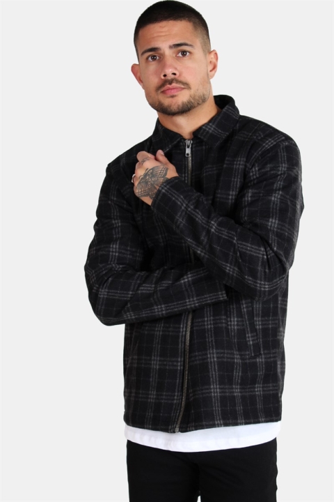 Just Junkies City Wool Shirt Antracite