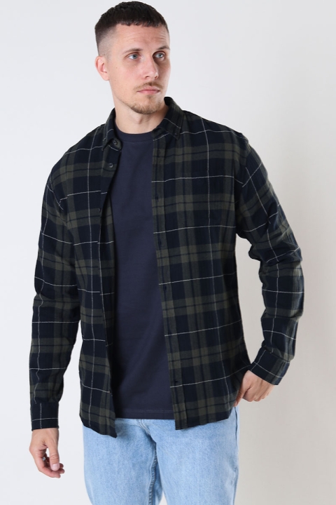 Jack & Jones JJECLASSIC CHECK SHIRT L/S AU22 SN Rosin