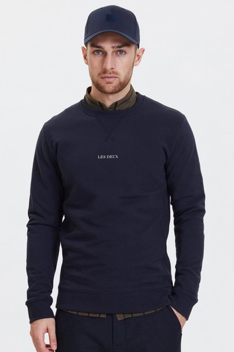 Les Deux Lens Sweatshirt Dark Navy