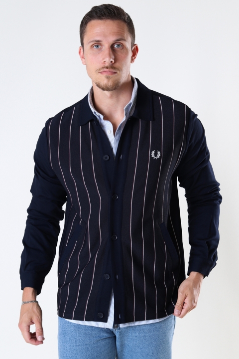 Fred Perry Knit Panel T Jkt Navy