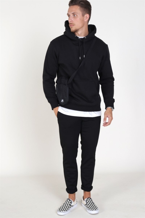 Jack & Jones Soft Sweatshirts Hood Black