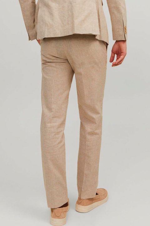 Jack & Jones Riviera Linen Trousers Beige