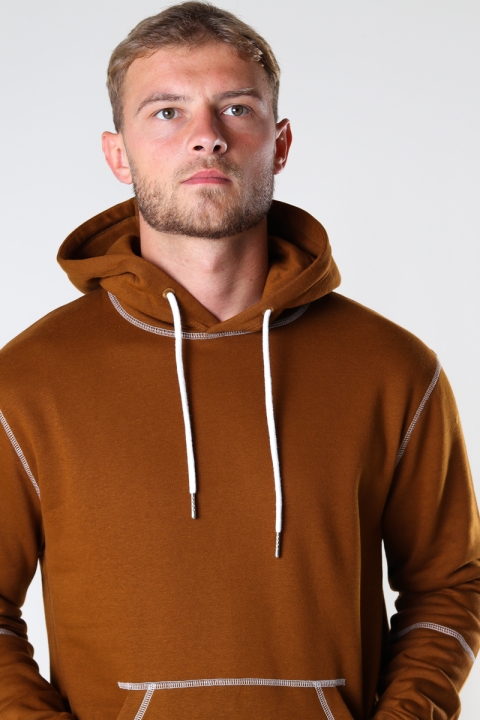 ONLY & SONS ONSFLETCHER LIFE  STITCH HOODIE Monks Robe