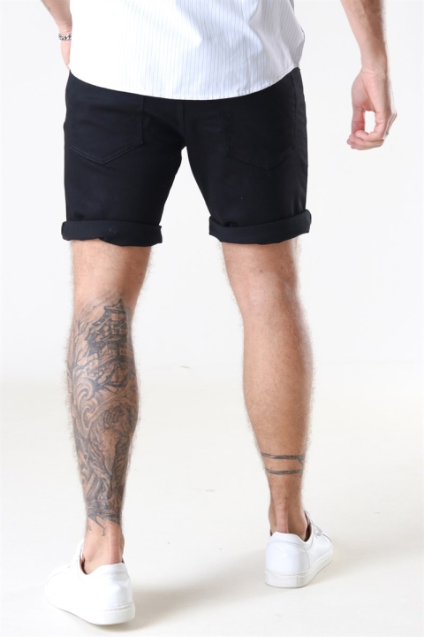 Selected Alex 332 Shorts Black Denim